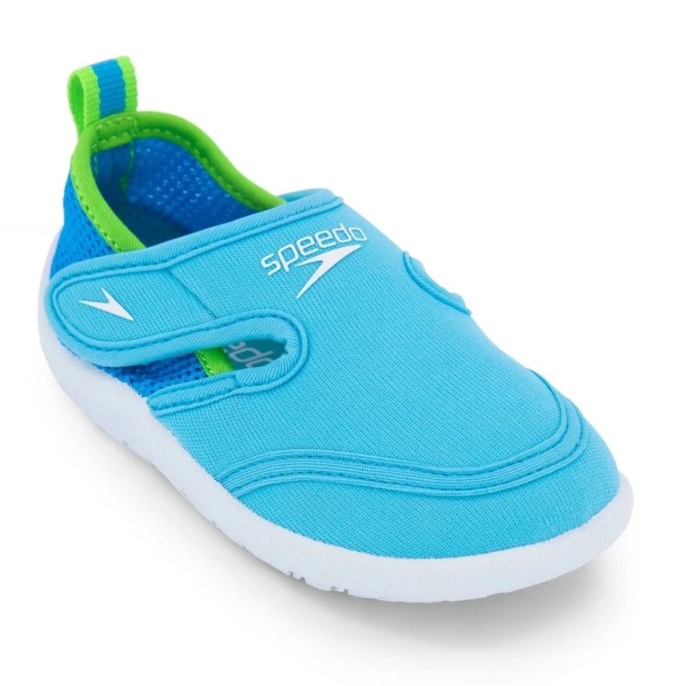 Speedo Kids Blue & Green Water Shoes - Toddler Size S (5-6)